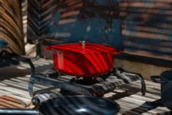 Cocotte Combekk Sous-chef Dutch Oven en fonte émaillée rouge