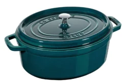 Cocotte ovale Staub en fonte émaillée La Mer