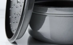 Cocotte ronde en fonte émaillée STAUB gris graphite