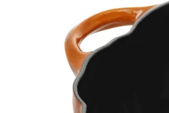 Cocotte Staub citrouille en fonte émaillée orange 24cm
