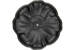 Cocotte Staub citrouille en fonte émaillée orange 24cm
