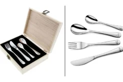 Coffret Albert de Thiers Kiddo 4 couverts décorés pour enfants