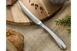 Coffret bois 6 couteaux à steak Comas Geometric acier inox 13/0