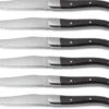 Coffret bois 6 couteaux à steak Comas ACR Noir acier inox 13/0