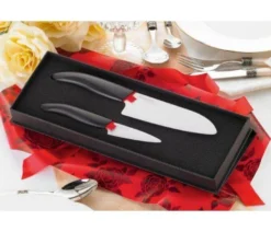 Coffret cadeau KYOCERA 2 couteaux céramique haut-de-gamme
