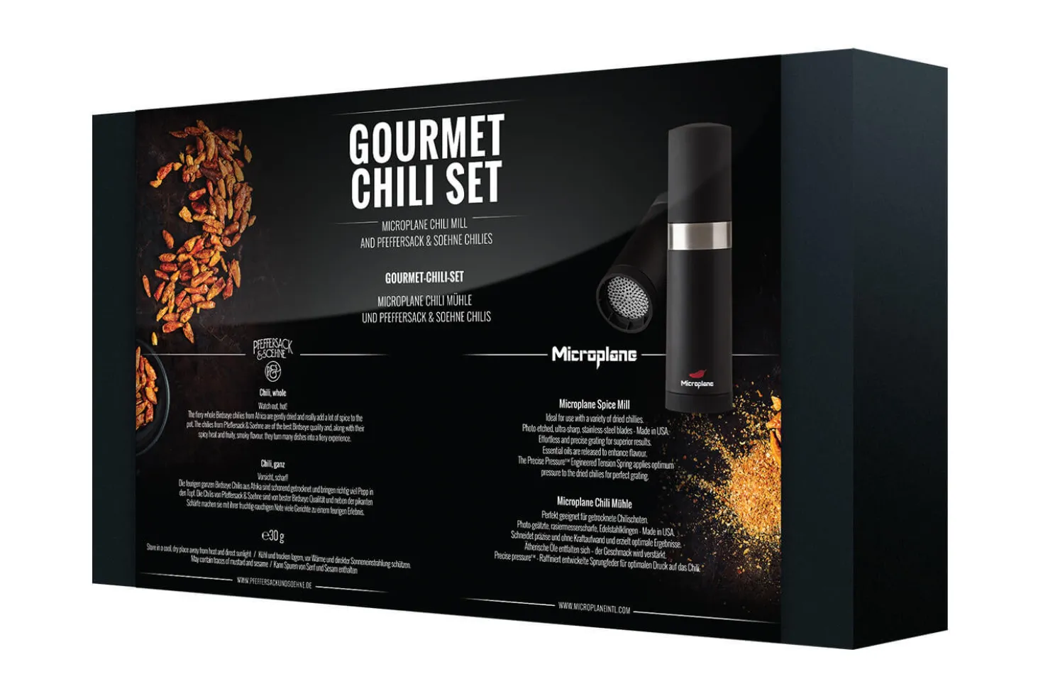 Coffret cadeau Microplane Gourmet Piment