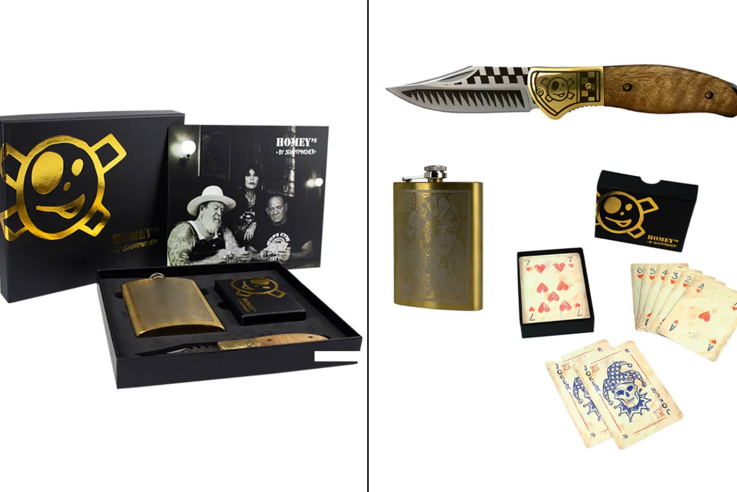 Coffret cadeau outdoor Homey's by Schiffmacher Man's Ruin 3 pièces
