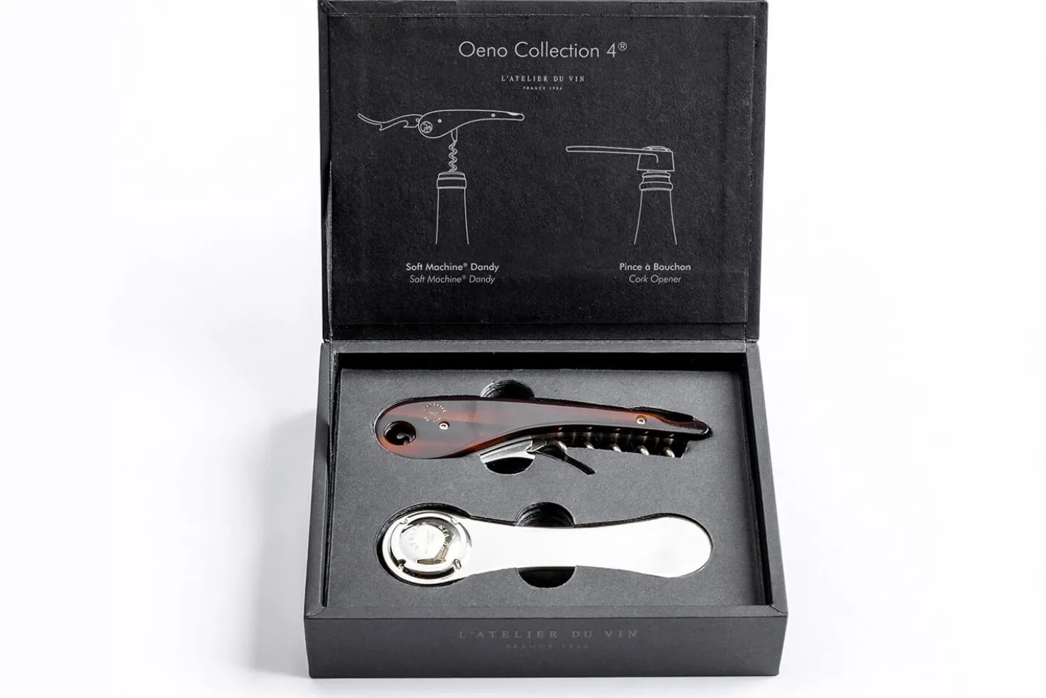 Coffret cadeau sommelier L'Atelier du vin Oeno Collection 4 - 2 pièces