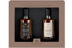 Coffret cadeau truffes Plantin 2 huiles d'olive extra vierge : truffe blanche et truffe noire