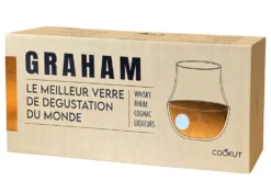 Coffret cadeau 2 verres de dégustation Cookut Graham + billes en marbre + guide