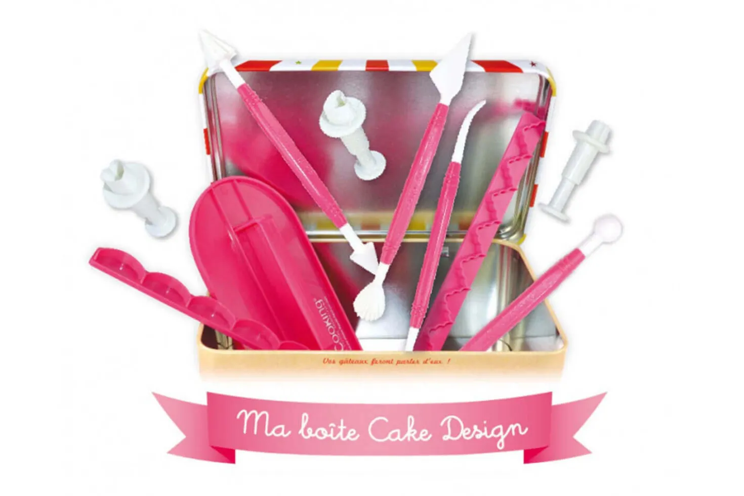 Coffret cake design Scrapcooking 10 pièces