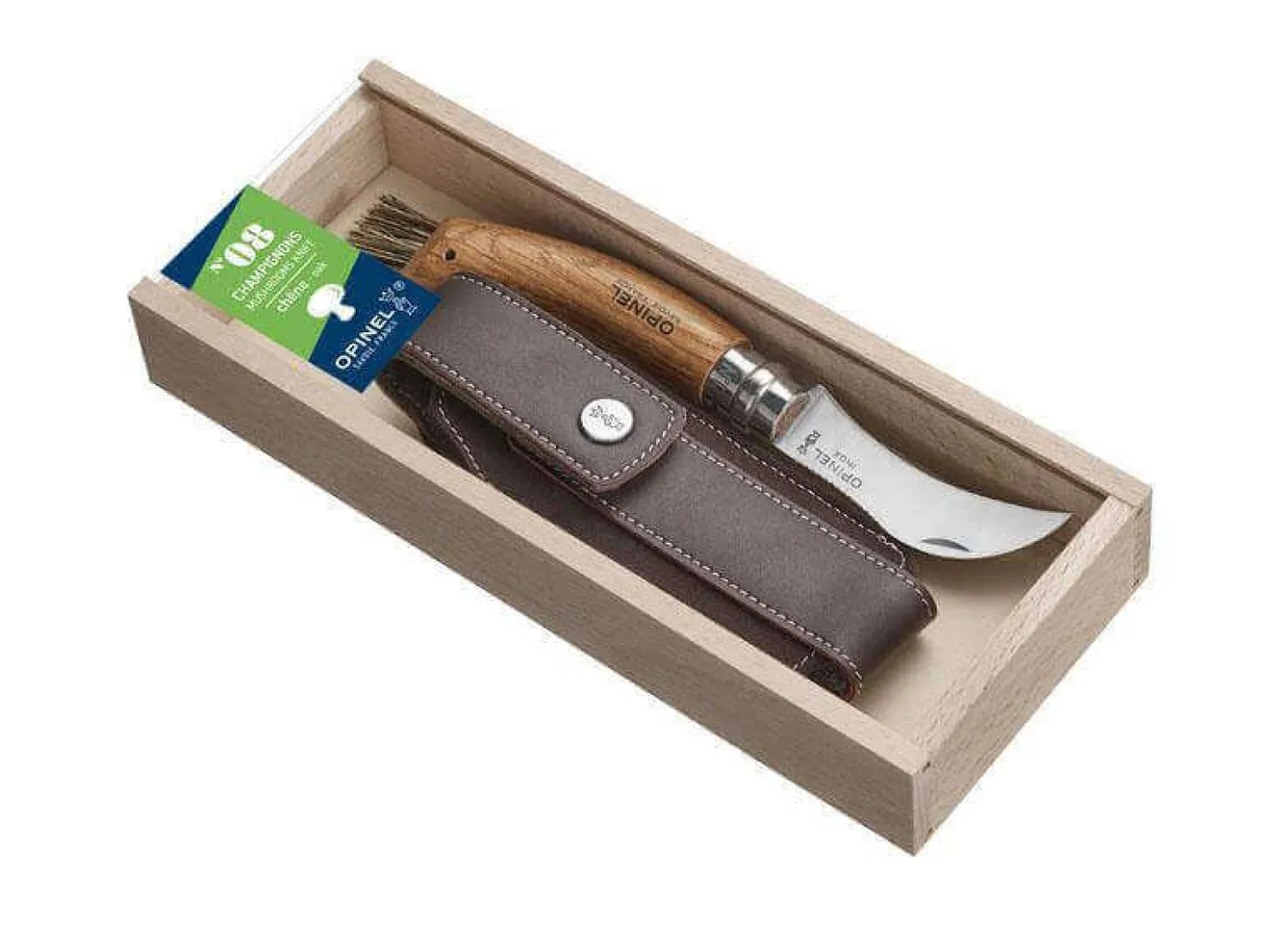 Coffret couteau à champignons Opinel N°08 + Etui