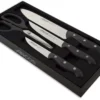 Coffret 3 couteaux + 1 ciseaux Arcos MAITRE lame acier inox NITRUM