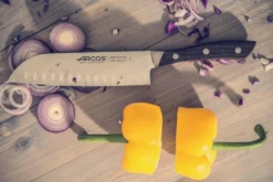 Coffret 3 couteaux de cuisine Arcos Natura : Office + Découper + Santoku