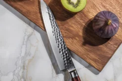 Coffret 2 couteaux de cuisine Fukito Rosewood Damas 67 couches : Universel + Chef