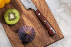 Coffret 2 couteaux de cuisine Fukito Rosewood Damas 67 couches : Universel + Chef