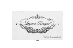 Coffret 6 couteaux de table Prestige Laguiole Bougna manches en os ouvragés