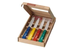 Coffret 4 couteaux d'office Opinel manches couleurs