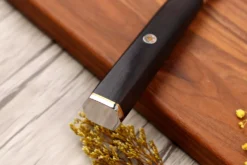 Coffret 2 couteaux Fukito Ébène Damas VG10 Chef + Office