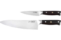 Coffret 2 couteaux Fukito Ebène X50 Chef + Office