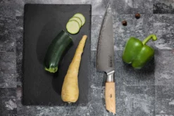Coffret 2 couteaux Fukito Pakka San Mai Chef + Office