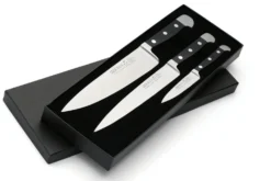 Coffret 3 couteaux Güde Alpha en acier forgé