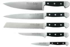 Coffret 5 couteaux Güde Alpha en acier forgé