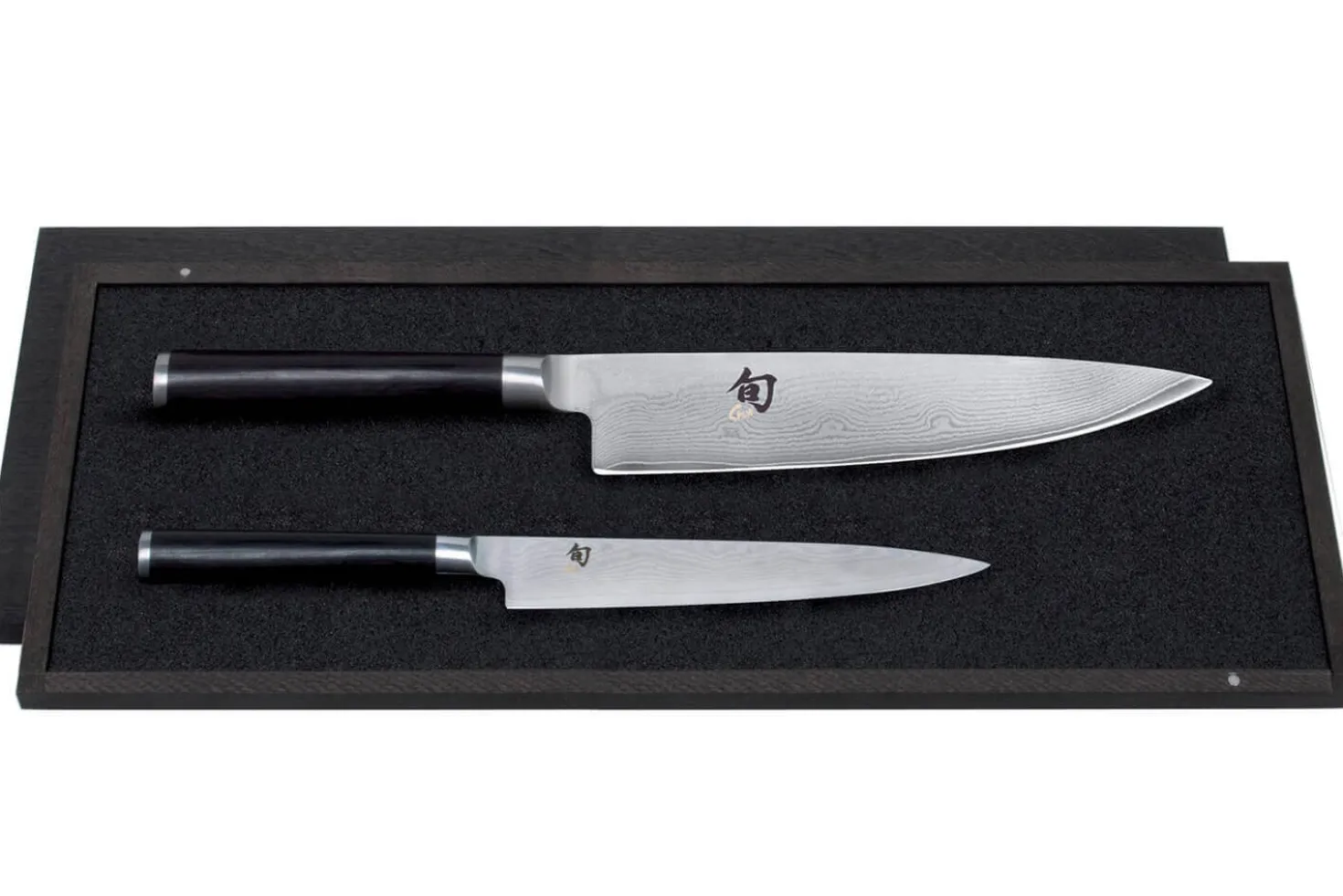 Coffret 2 couteaux japonais Kai Shun Damas