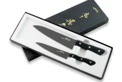 Coffret 2 couteaux japonais MAC Black Universel + Chef 18cm