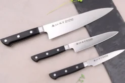 Coffret 3 couteaux japonais Satake Cutlery ABS chef + universel + office