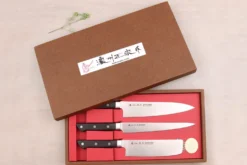 Coffret 3 couteaux japonais Satake Cutlery ABS sujihiki + chef + nakiri