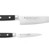 Coffret 2 couteaux japonais Satake Cutlery ABS chef 18cm + office 9cm