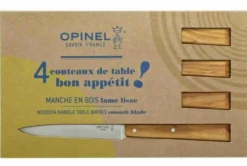 Coffret 4 couteaux Opinel Bon Appétit Sud 11cm inox manche olivier