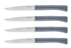 Coffret 4 couteaux Opinel Bon Appétit+ Anthracite 11cm inox