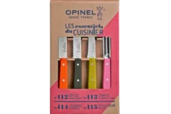 Coffret 4 couteaux Opinel Les Essentiels Fifties manches couleurs
