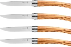 Coffret 4 couteaux Opinel Table Chic lame 10cm acier Sandvik
