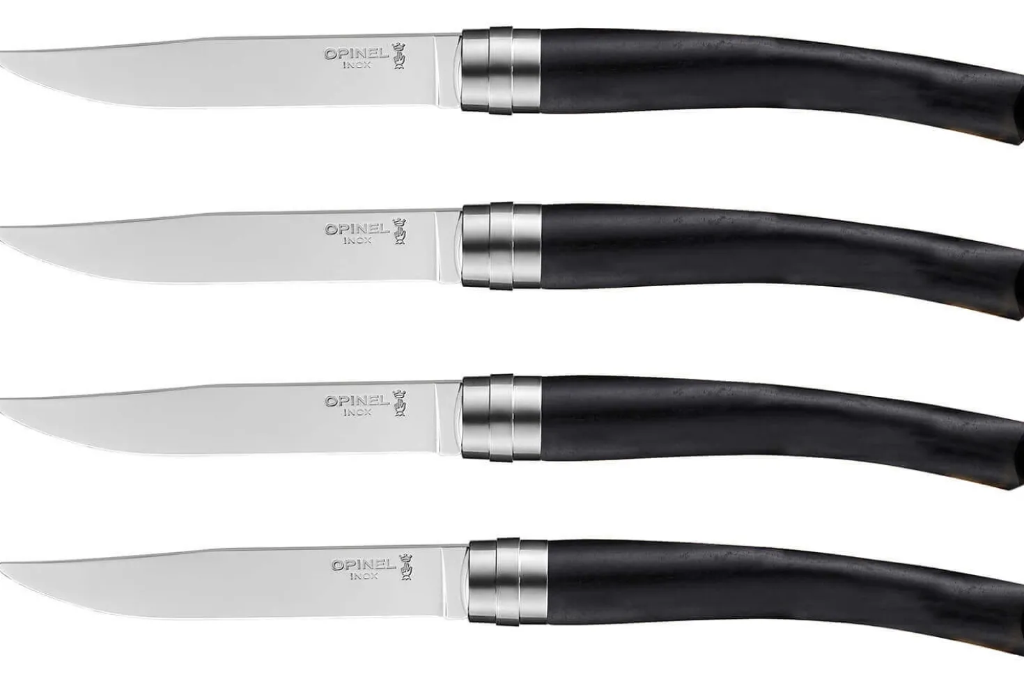 Coffret 4 couteaux Opinel Table Chic lame 10cm acier Sandvik