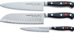 Coffret 3 couteaux professionnels Dick Premier Eurasia lames forgées