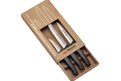 Coffret 3 couteaux professionnels Fischer Creative Chef manches noirs