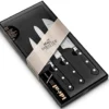 Coffret 3 couteaux Sabatier Idéal inox Office + Universel + Mini Santoku