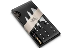 Coffret 3 couteaux Sabatier Idéal inox Office + Universel + Mini Santoku