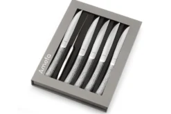 Coffret 6 couteaux à steak Amefa Bongo XL tout inox