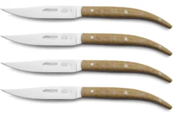 Coffret 4 couteaux à steak Arcos The Origin 11cm manches en micarta beige