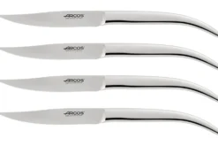 Coffret 4 couteaux à steak Arcos The Origin forgés en inox monobloc lame lisse 11cm