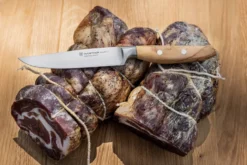 Coffret 4 couteaux à steak forgés Wüsthof Amici 12cm en bois d'olivier