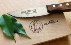 Coffret 6 couteaux à steak Trappeur Au Nain lames dentelées - Qualité française