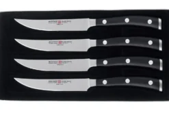 Coffret 4 couteaux à steak Wüsthof Classic Ikon forgé 11,5cm