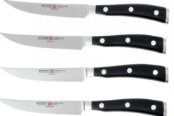 Coffret 4 couteaux à steak Wüsthof Classic Ikon forgé 11,5cm