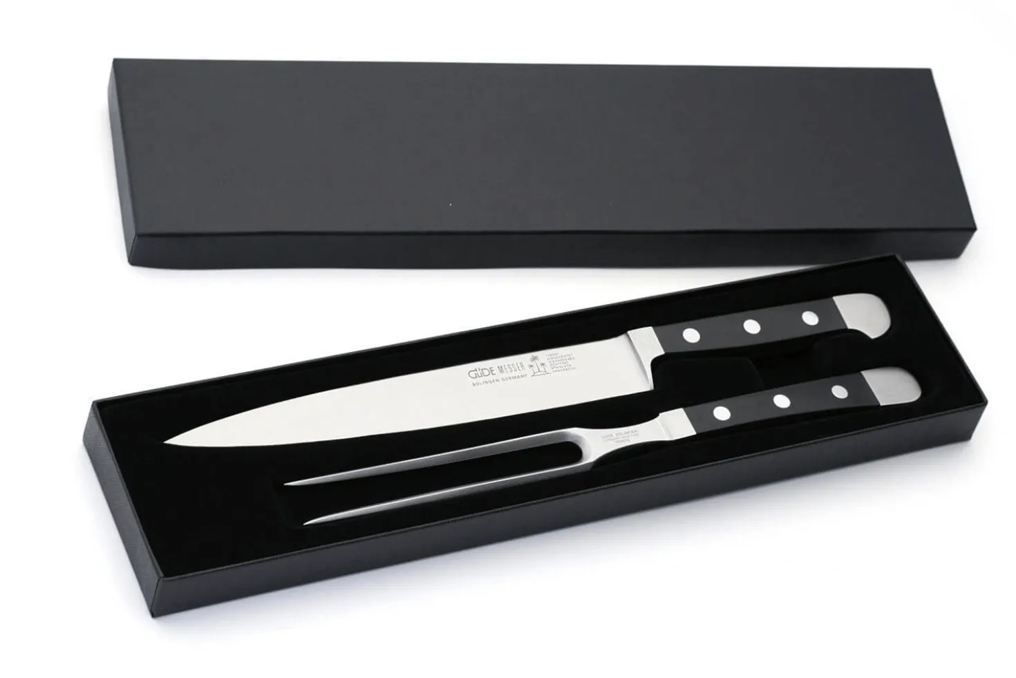 Coffret à découper Güde Alpha en acier forgé