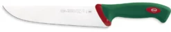 Coffret de 2 couteaux de boucher professionnels SANELLI Premana manches verts ergonomiques